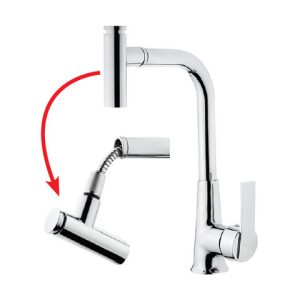 Foma Duro L Boru Spiralli Eviye Bataryası 2417 (Krom)