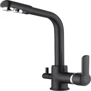 Foma Arıtma Çıkışlı Eviye Bataryası 2423 AG (Mat Siyah)